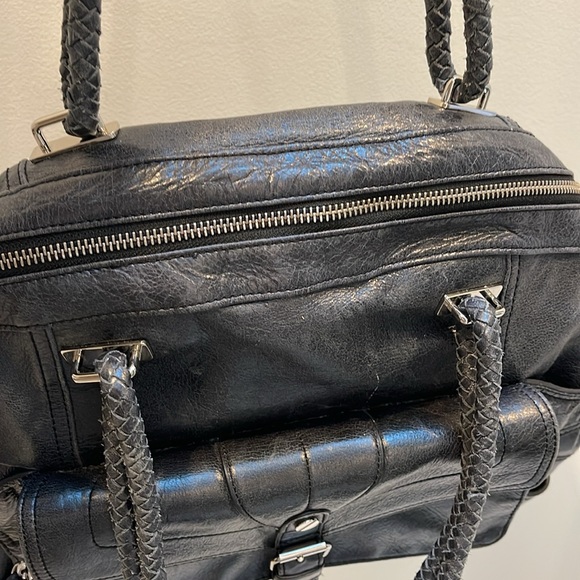 Vintage Lamb grey handbag. Large size - Picture 7 of 16